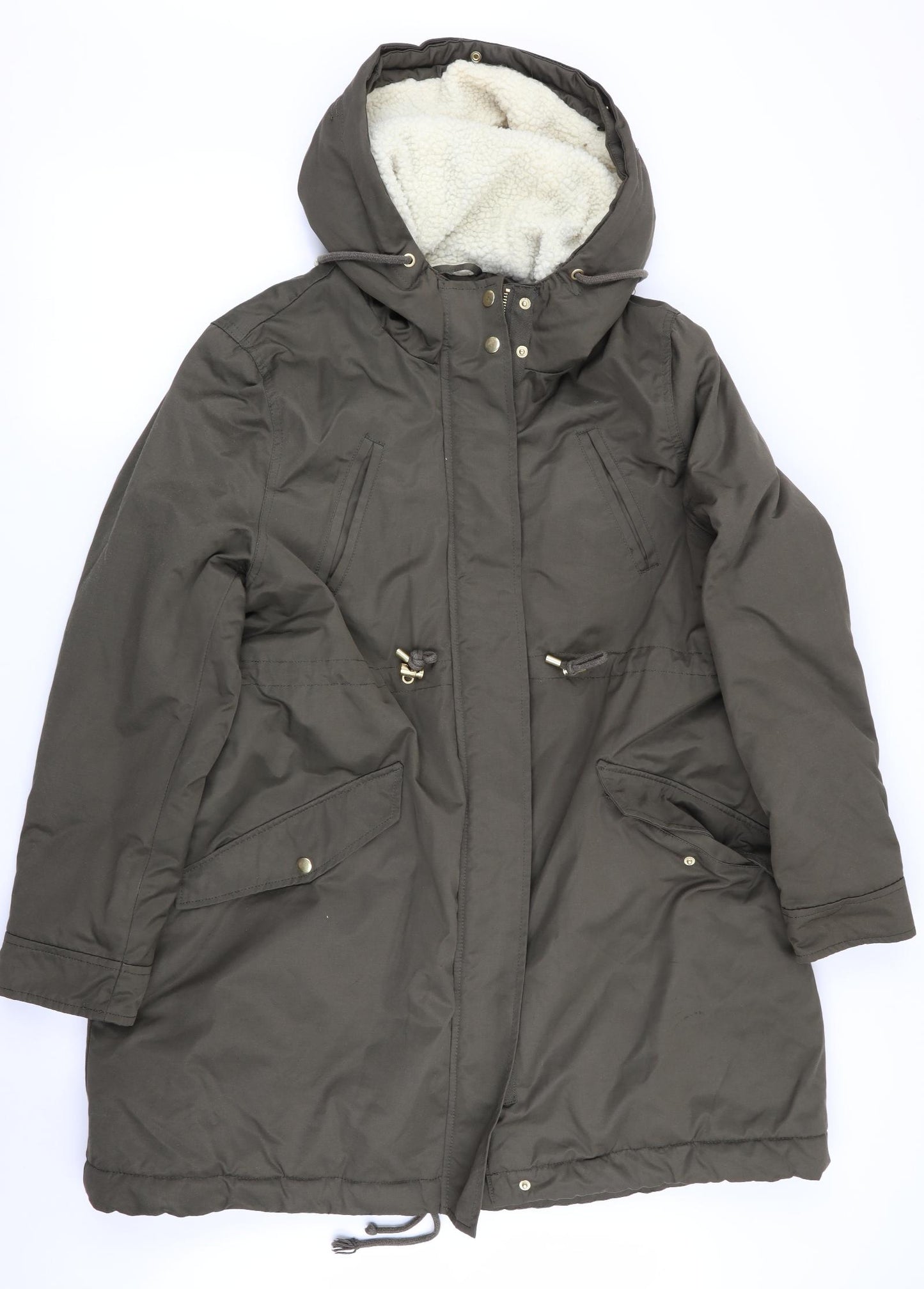 Mama Womens Green   Anorak Coat Size 14