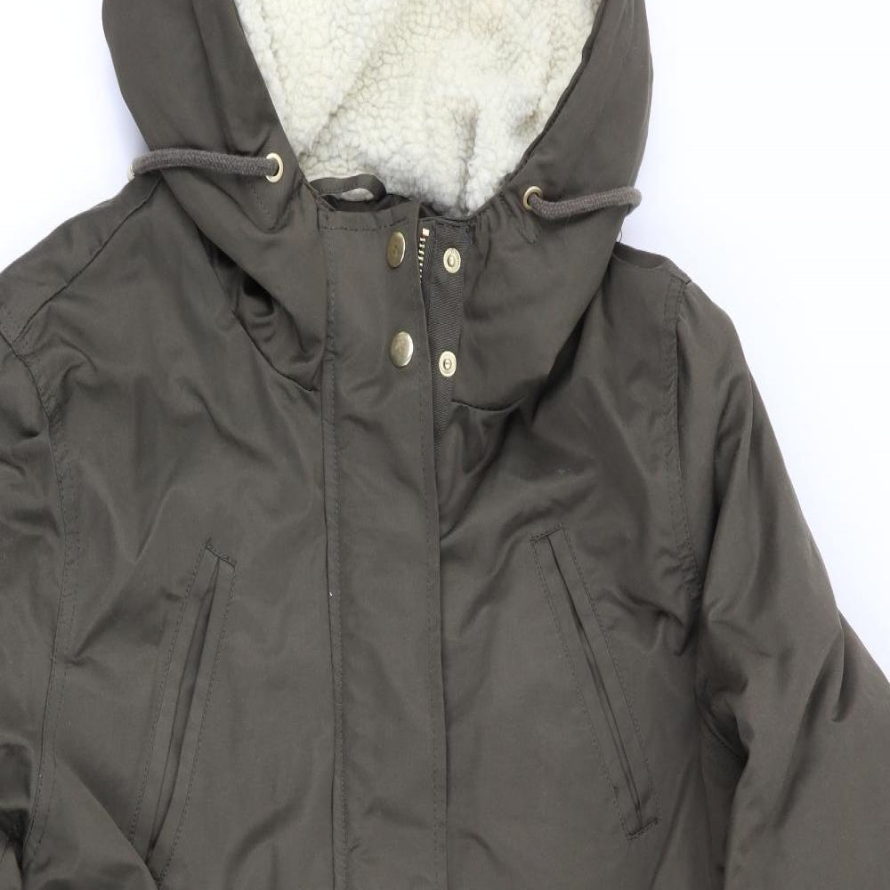 Mama Womens Green   Anorak Coat Size 14