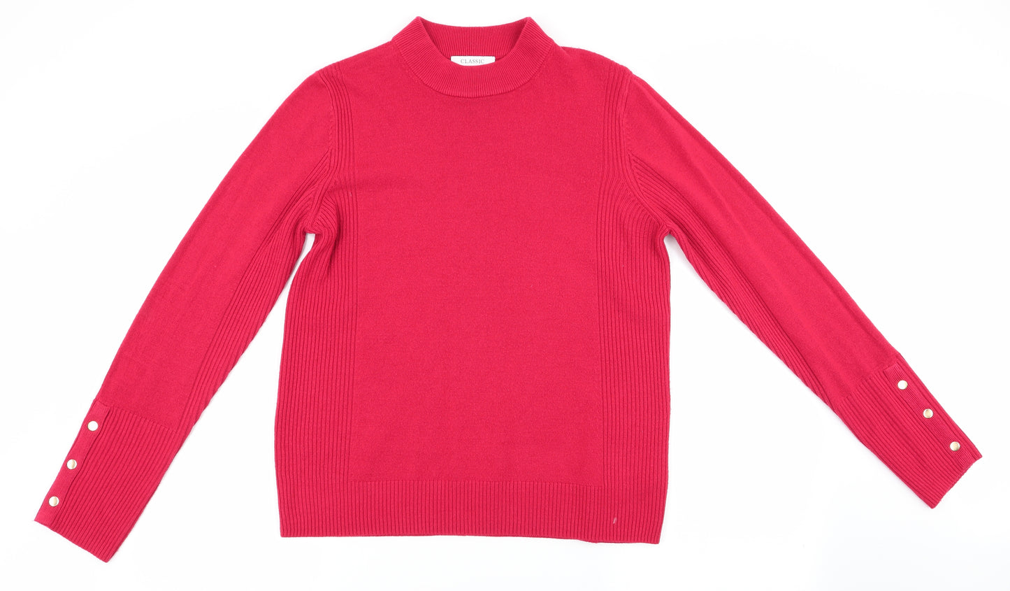 Marks and Spencer Womens Red   Pullover Jumper Size 12