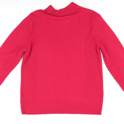 Marks and Spencer Womens Red   Pullover Jumper Size 12