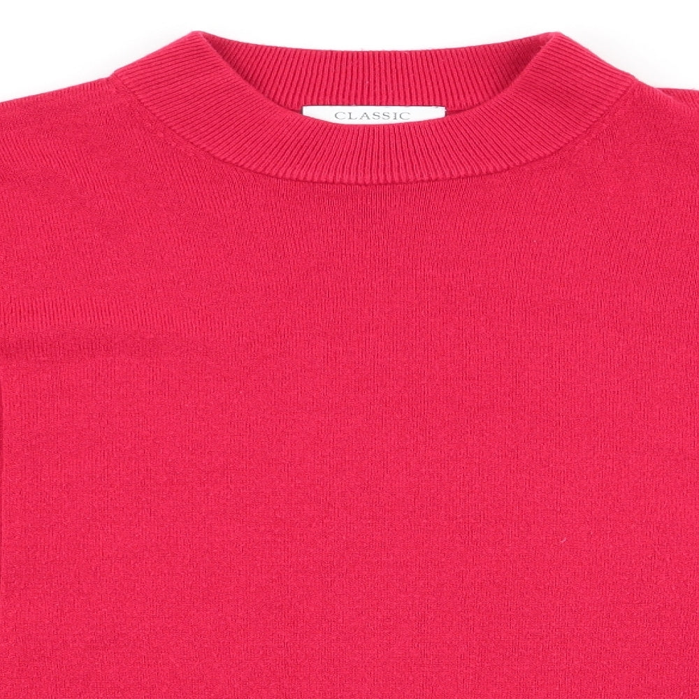 Marks and Spencer Womens Red   Pullover Jumper Size 12