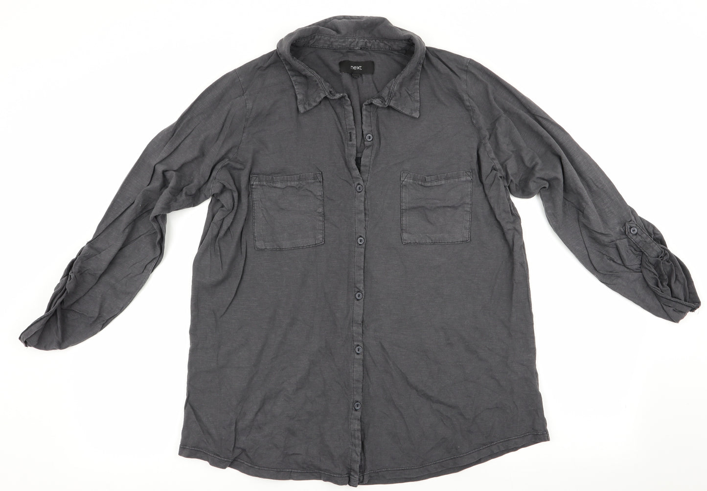 NEXT Womens Grey   Basic Blouse Size 16