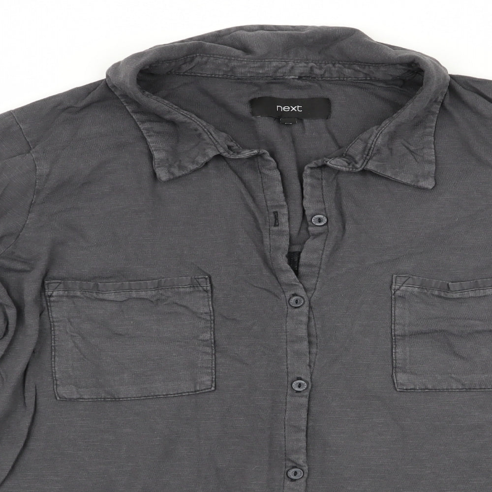 NEXT Womens Grey   Basic Blouse Size 16