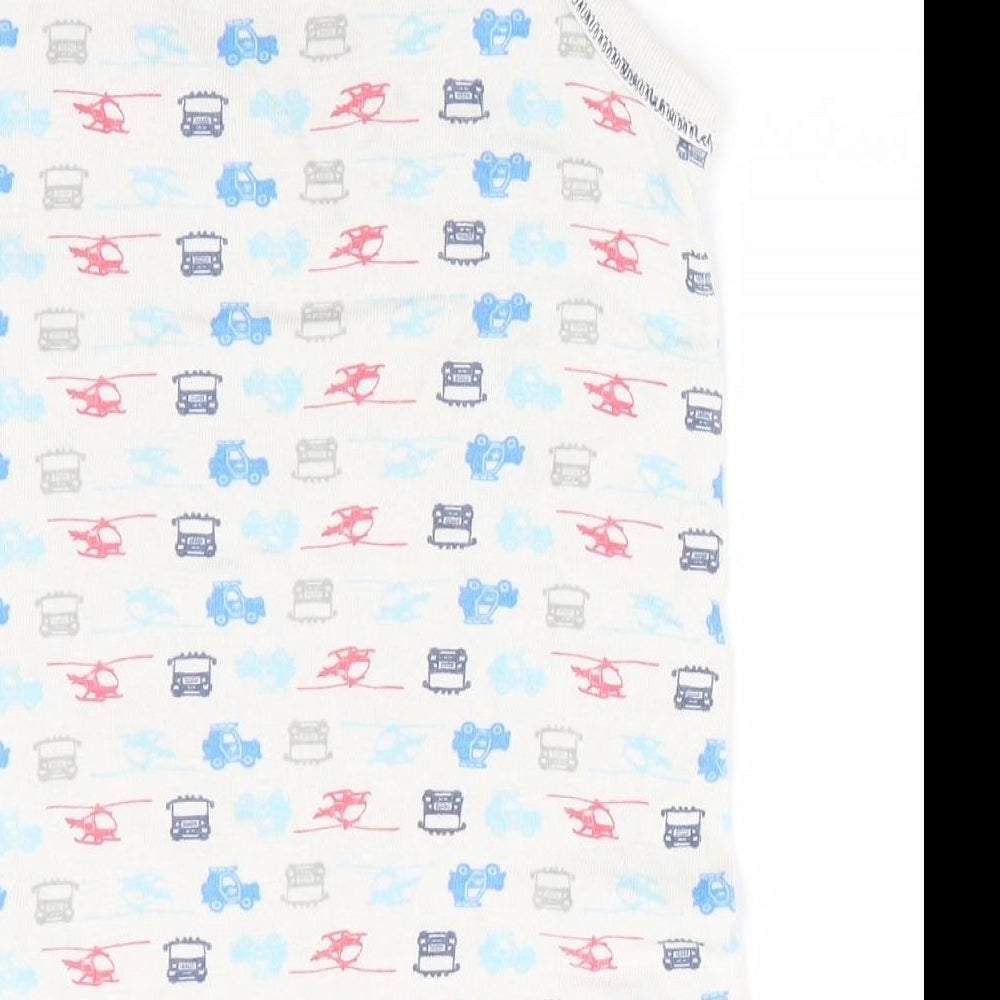 Marks and Spencer Boys Blue   Basic Tank Size 3-4 Years  - Fireman Sam