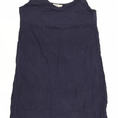 H&M Womens Blue Solid   Dress Size 6