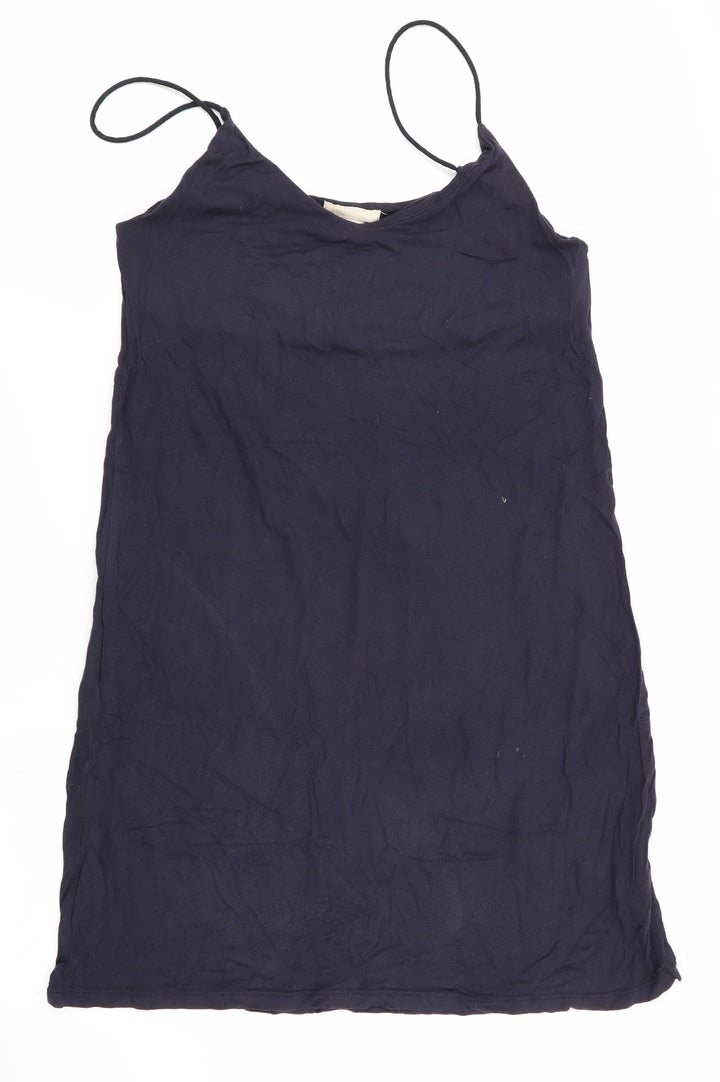 H&M Womens Blue Solid   Dress Size 6