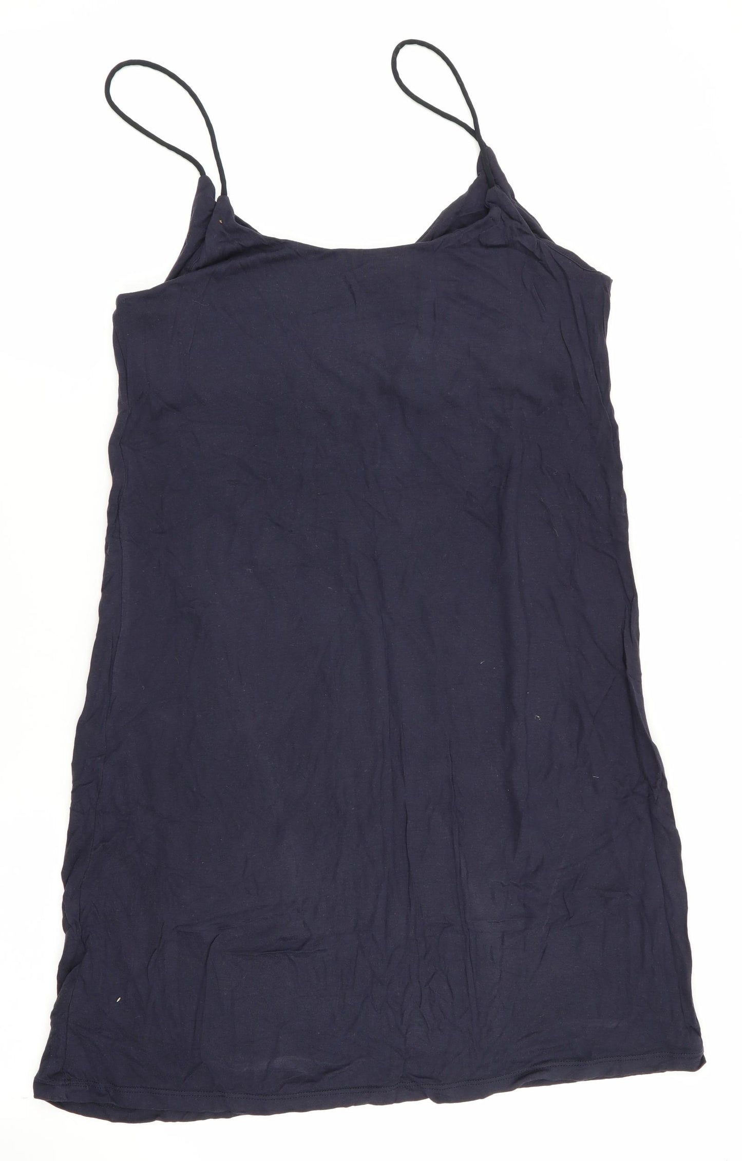 H&M Womens Blue Solid   Dress Size 6