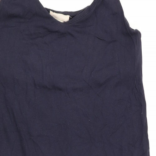 H&M Womens Blue Solid   Dress Size 6