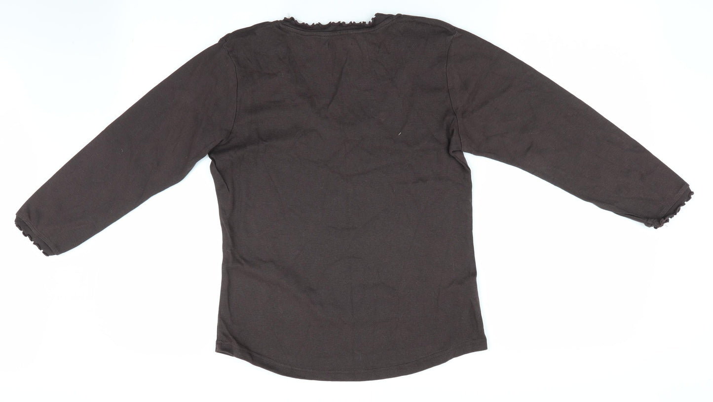 Papaya Womens Brown   Tunic T-Shirt Size 14