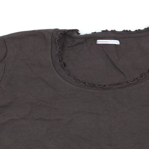 Papaya Womens Brown   Tunic T-Shirt Size 14