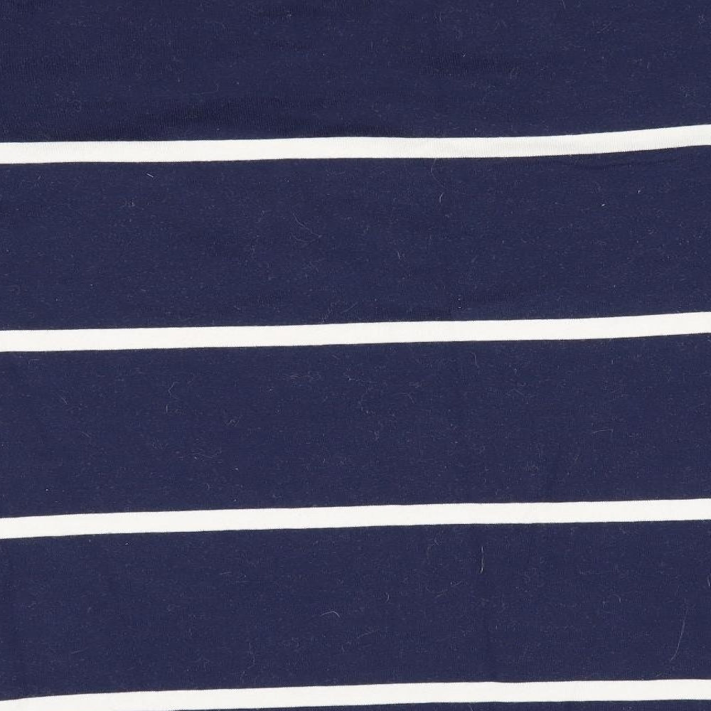 Marks and Spencer Womens Blue Striped  Tunic Blouse Size 16