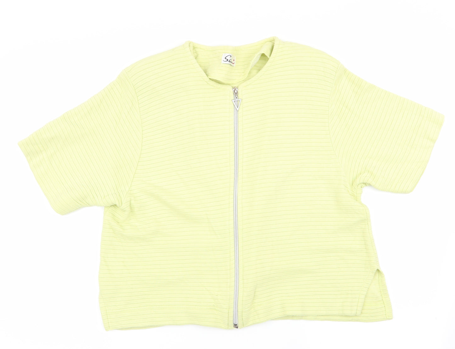 Samio Womens Green   Jacket    - Short Sleeve Full Zip