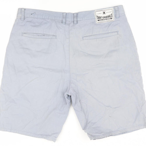 Taint Originals Mens Grey   Chino Shorts Size 38 in