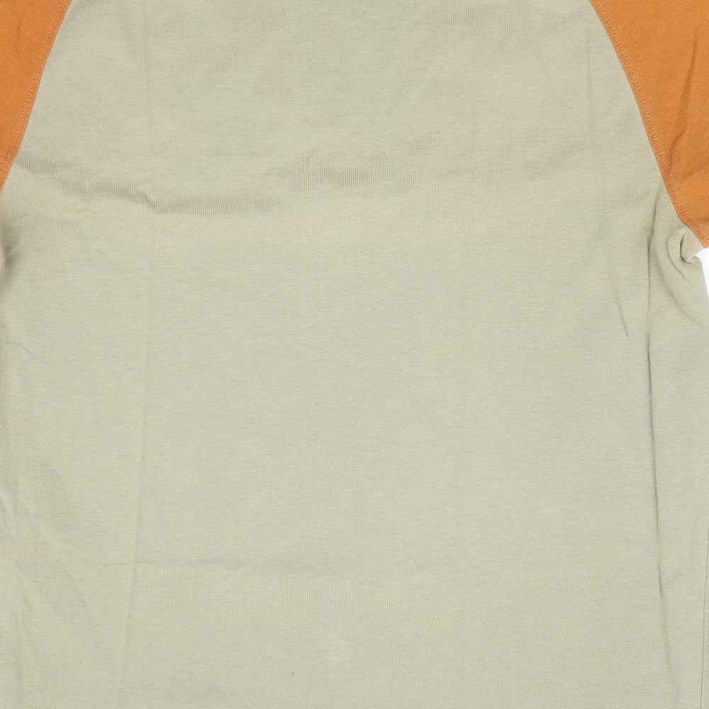 Blue Harbour Mens Green Colourblock   T-Shirt Size S  - Airborne A9