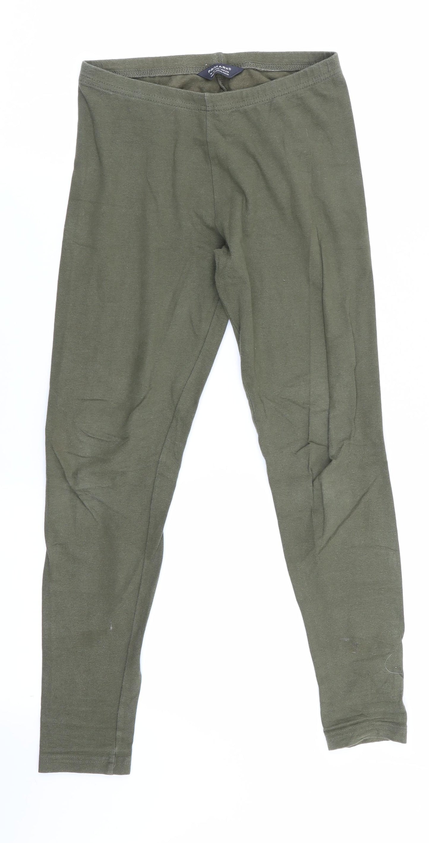 Primark Girls Green   Jegging Trousers Size 10-11 Years