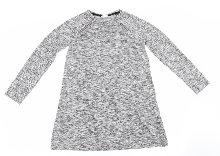 Florence and Fred Girls Grey   Jumper Dress  Size 9-10 Years