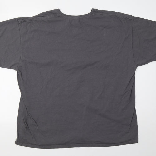 Gildan Mens Grey    T-Shirt Size 2XL  - Foo Fighters