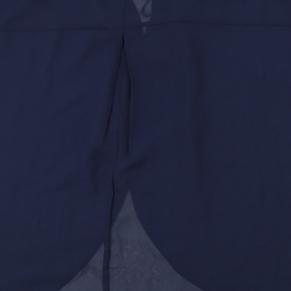 Ocean Club Womens Blue   Tunic Blouse Size 12  - Beach Cover Up