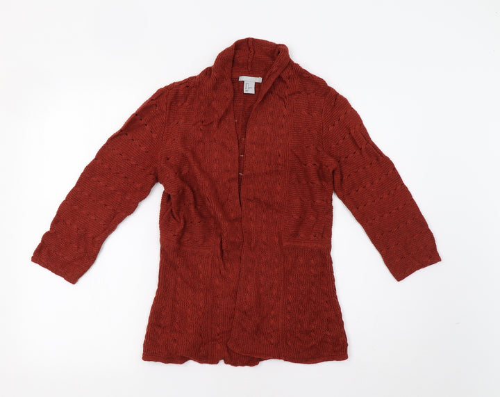 H&M Womens Brown   Cardigan Jumper Size S
