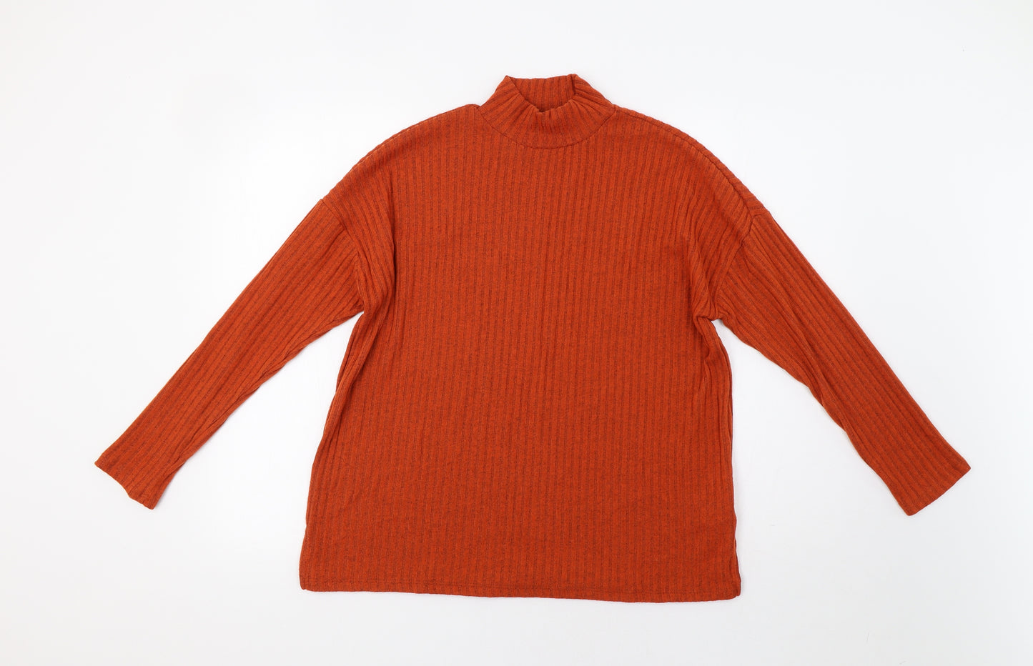 Peacocs Womens Orange   Pullover Jumper Size 14