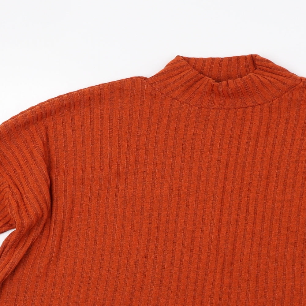 Peacocs Womens Orange   Pullover Jumper Size 14