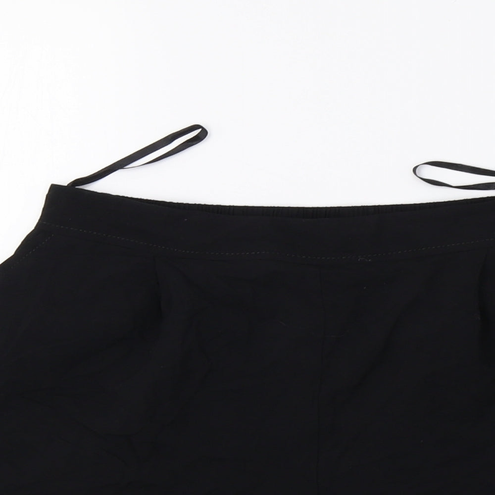 Nutmeg Womens Black   Bermuda Shorts Size 8