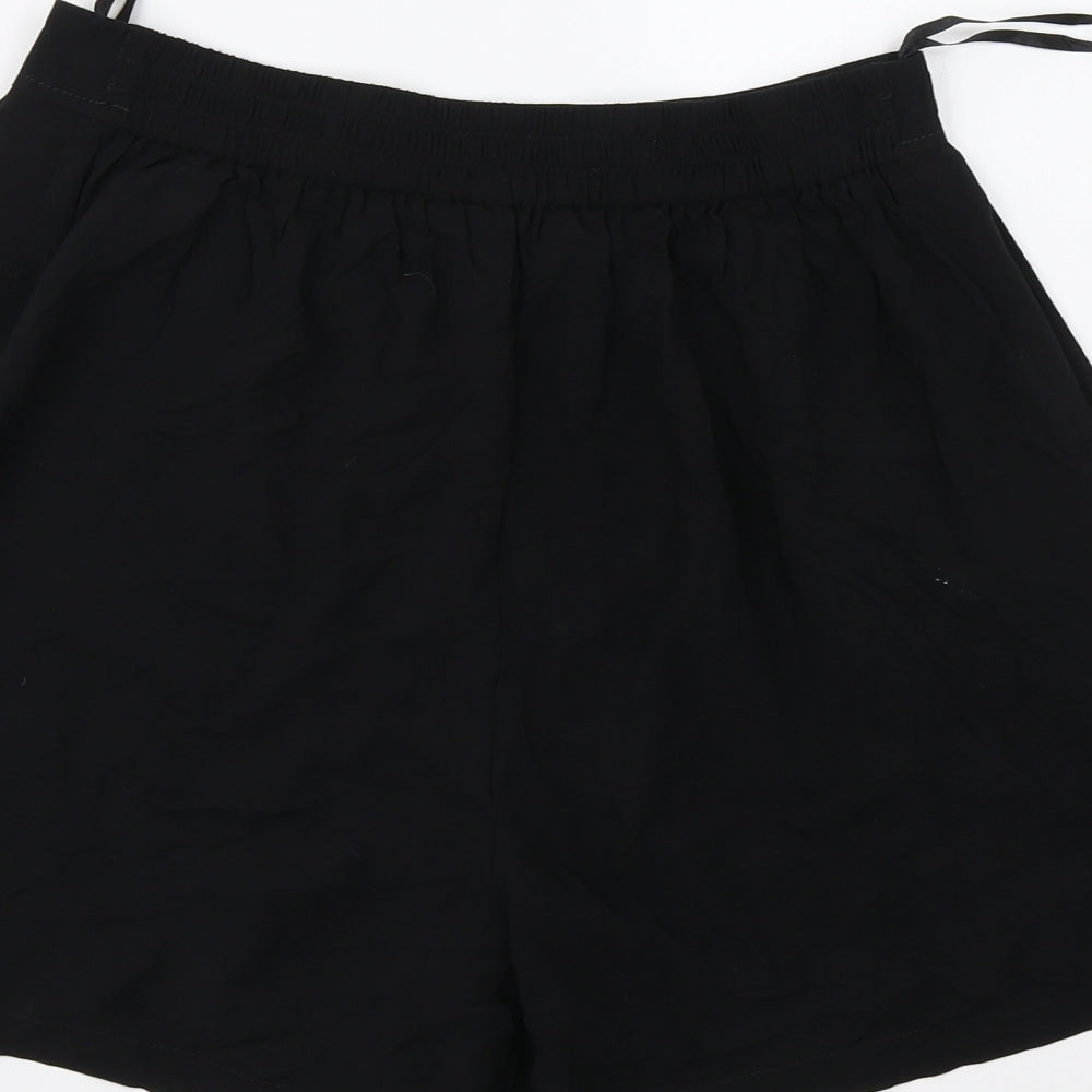 Nutmeg Womens Black   Bermuda Shorts Size 8