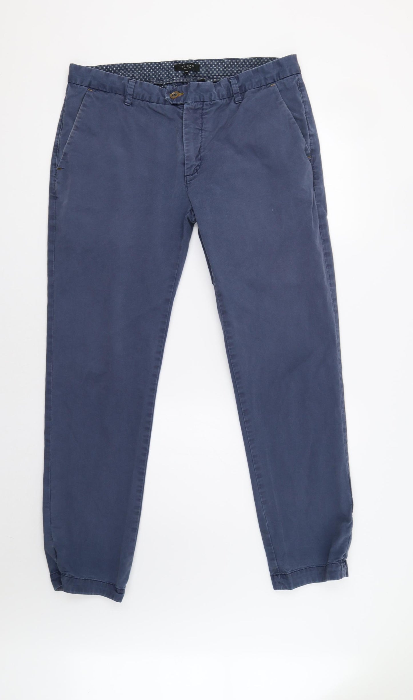 Ted Baker Mens Blue   Chino Trousers Size 32 L32 in