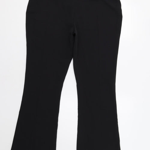 Connected Womens Black   Dress Pants Trousers Size 14 L32 in