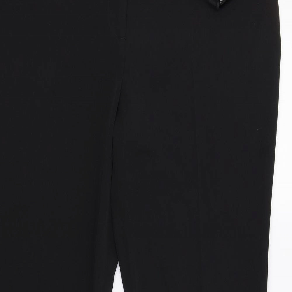 Connected Womens Black   Dress Pants Trousers Size 14 L32 in