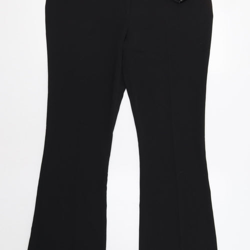 Connected Womens Black   Dress Pants Trousers Size 14 L32 in