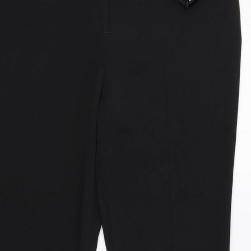 Connected Womens Black   Dress Pants Trousers Size 14 L32 in
