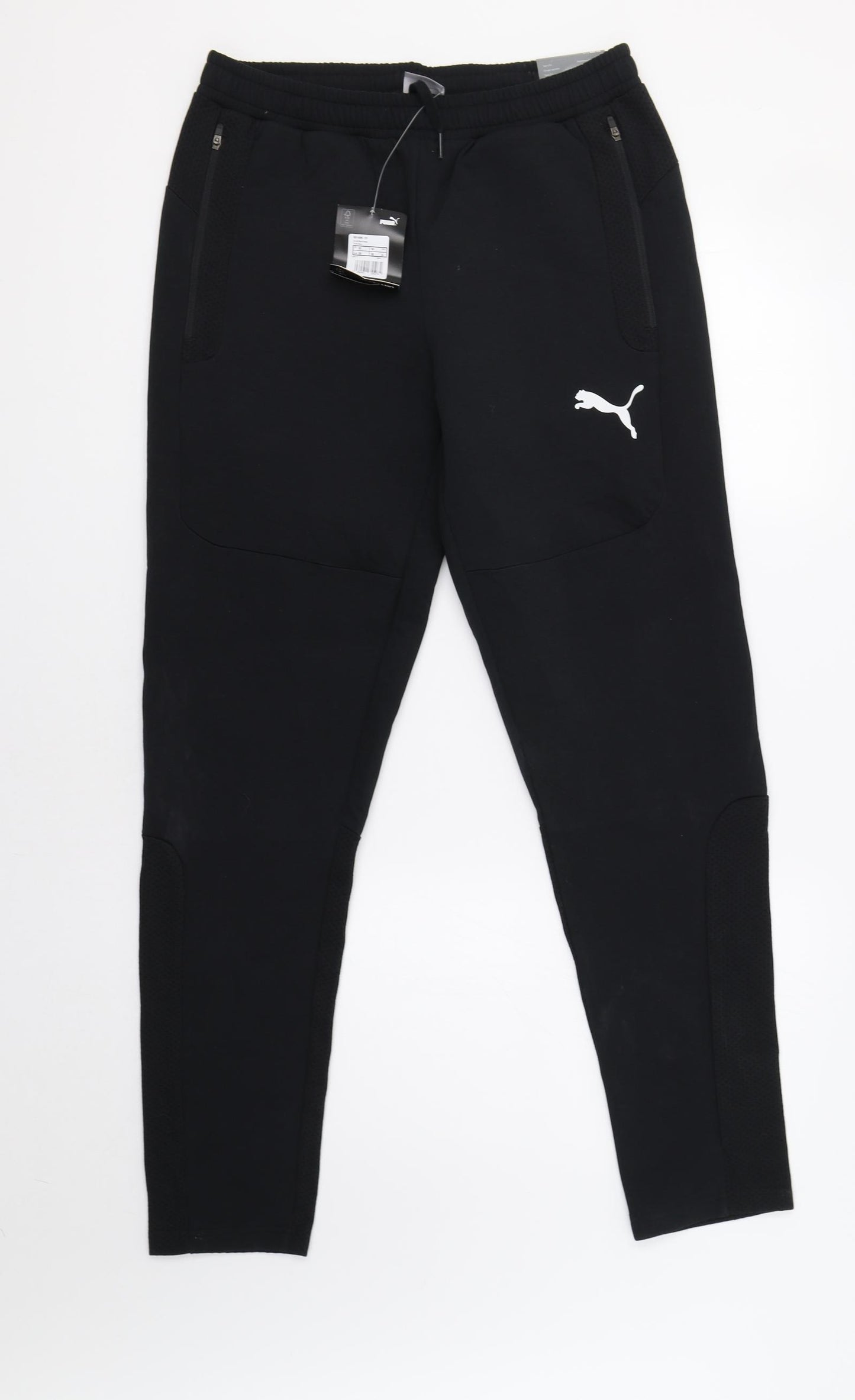 PUMA Mens Black   Jogger Trousers Size M L31 in