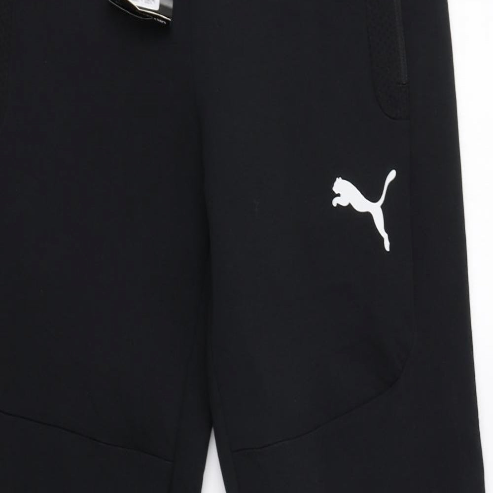PUMA Mens Black   Jogger Trousers Size M L31 in