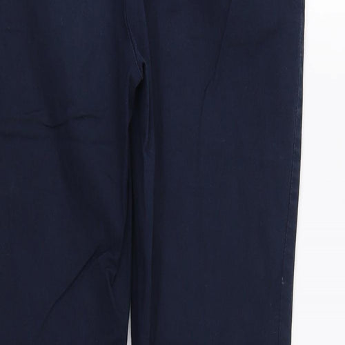 Kelso Womens Blue   Chino Trousers Size 10 L29 in