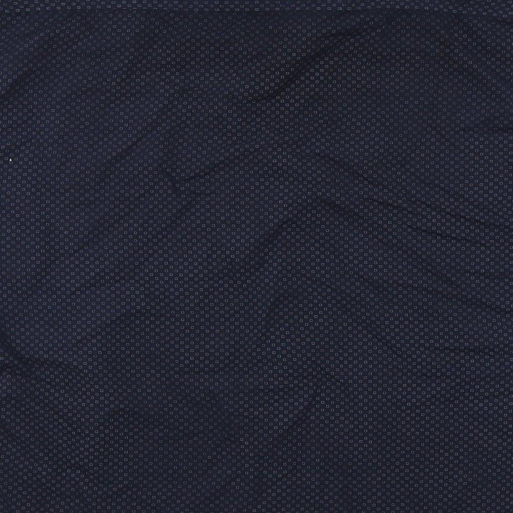 Giorgio Mens Blue Geometric   Button-Up Size L