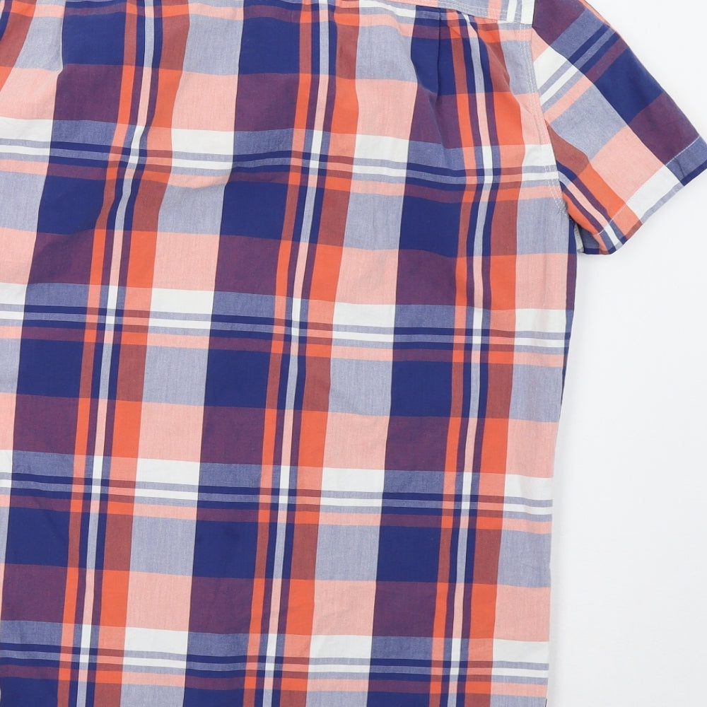 Superdry Mens Blue Check   Button-Up Size M