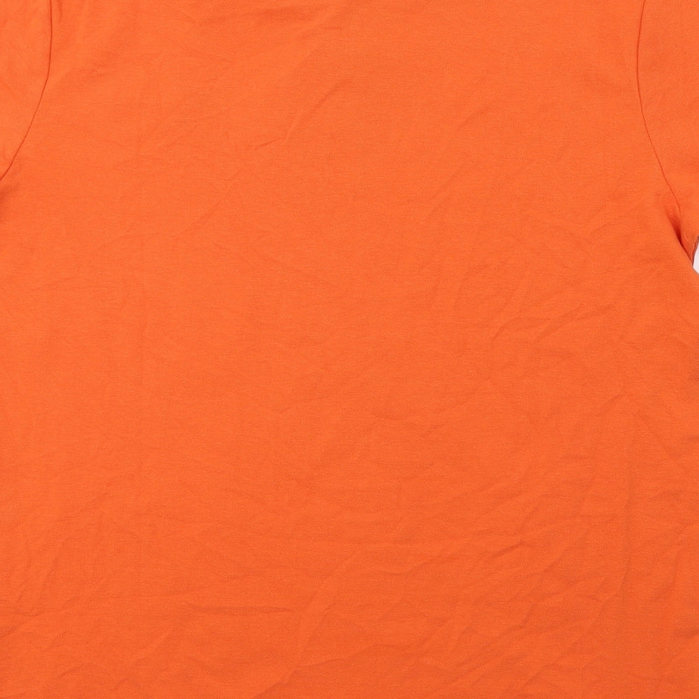 Lambretta Mens Orange    Polo Size 2XL