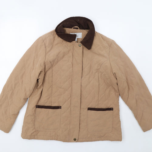 Isle Womens Brown   Anorak Jacket Size 16