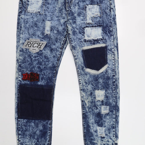Fashion Wear Mens Blue   Straight Jeans Size 38 L30 in - Batik