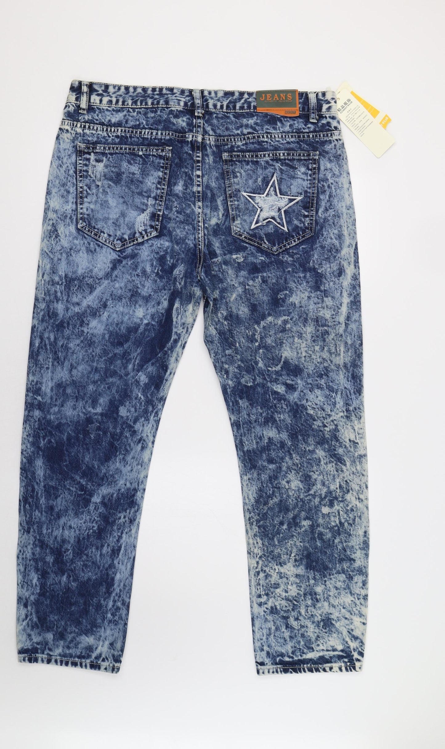Fashion Wear Mens Blue   Straight Jeans Size 38 L30 in - Batik
