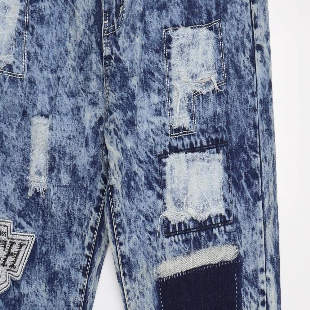 Fashion Wear Mens Blue   Straight Jeans Size 38 L30 in - Batik