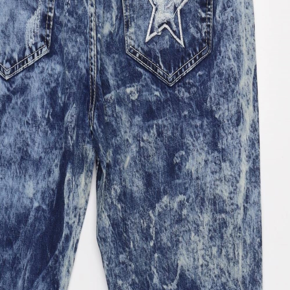 Fashion Wear Mens Blue   Straight Jeans Size 38 L30 in - Batik