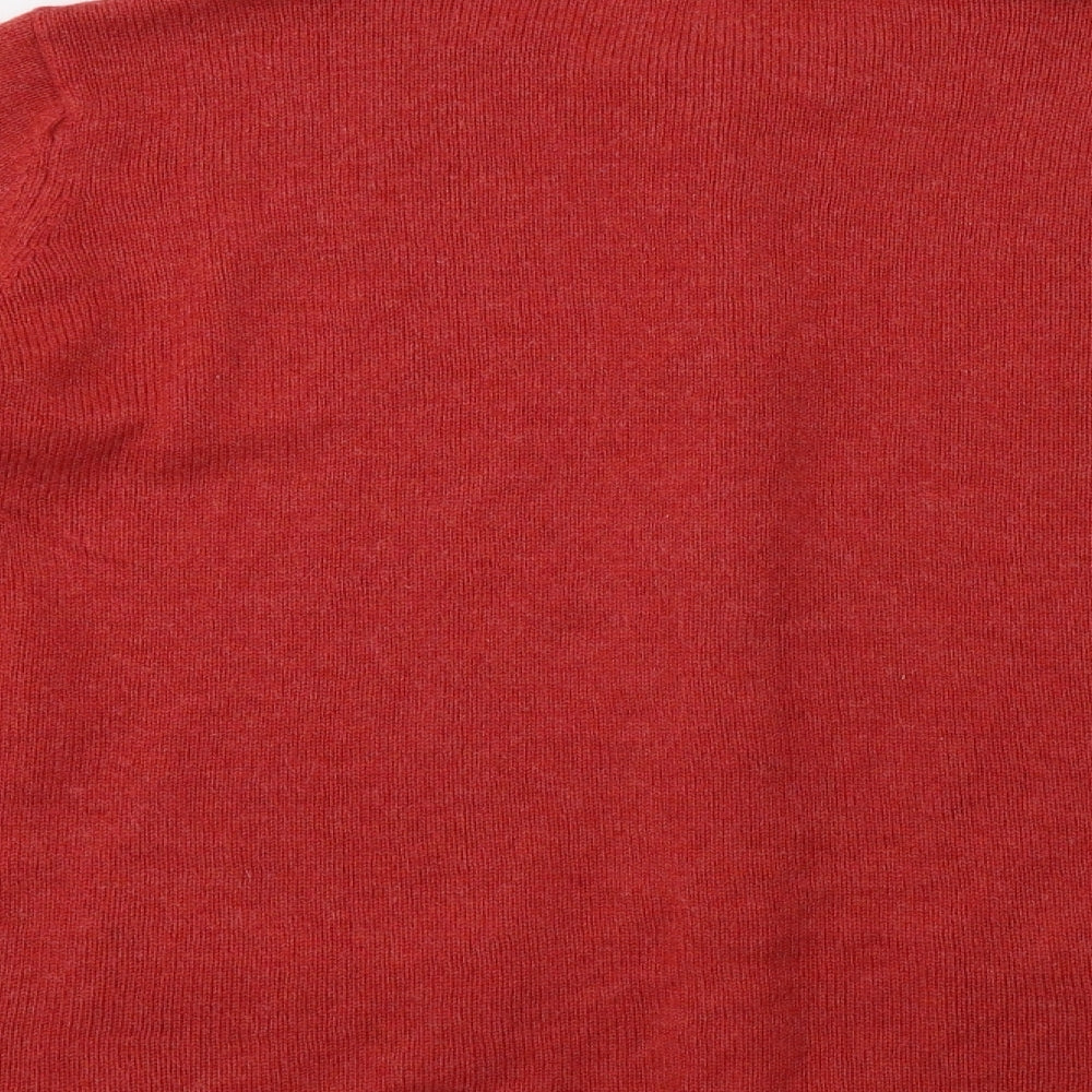 M&S Womens Red   Cardigan Jumper Size 20