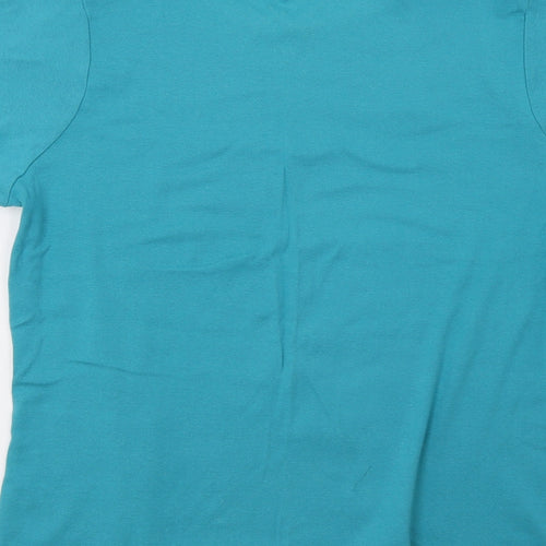 Maya Womens Green   Basic T-Shirt Size XL