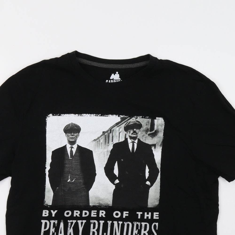 Garrison Tailors Mens Black    T-Shirt Size M  - Peaky Blinders