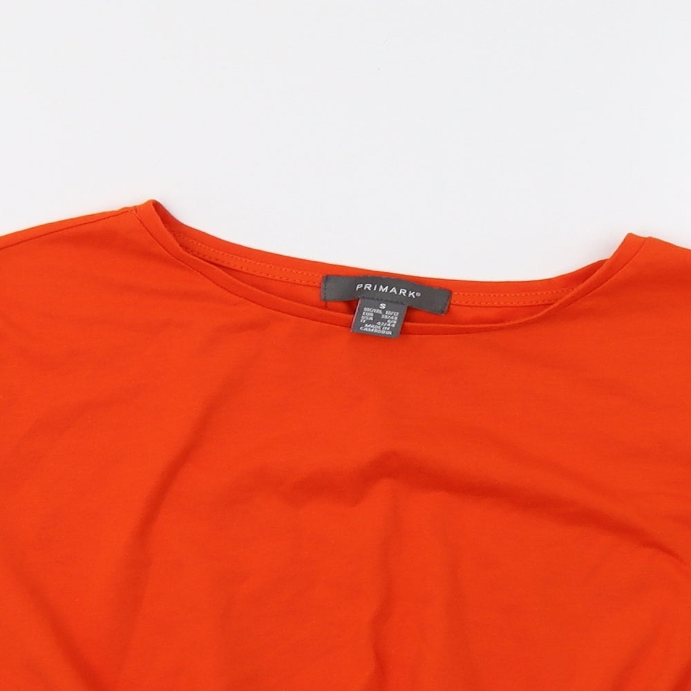 Primark Womens Orange   Cropped Blouse Size S