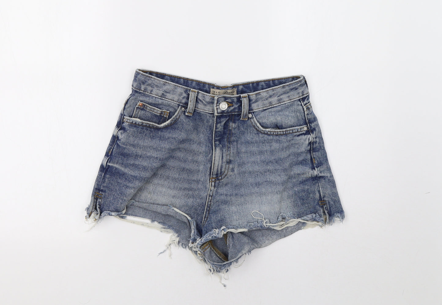 Primark Womens Blue   Hot Pants Shorts Size 10