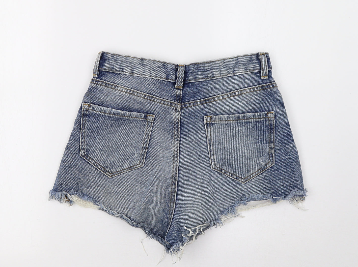 Primark Womens Blue   Hot Pants Shorts Size 10