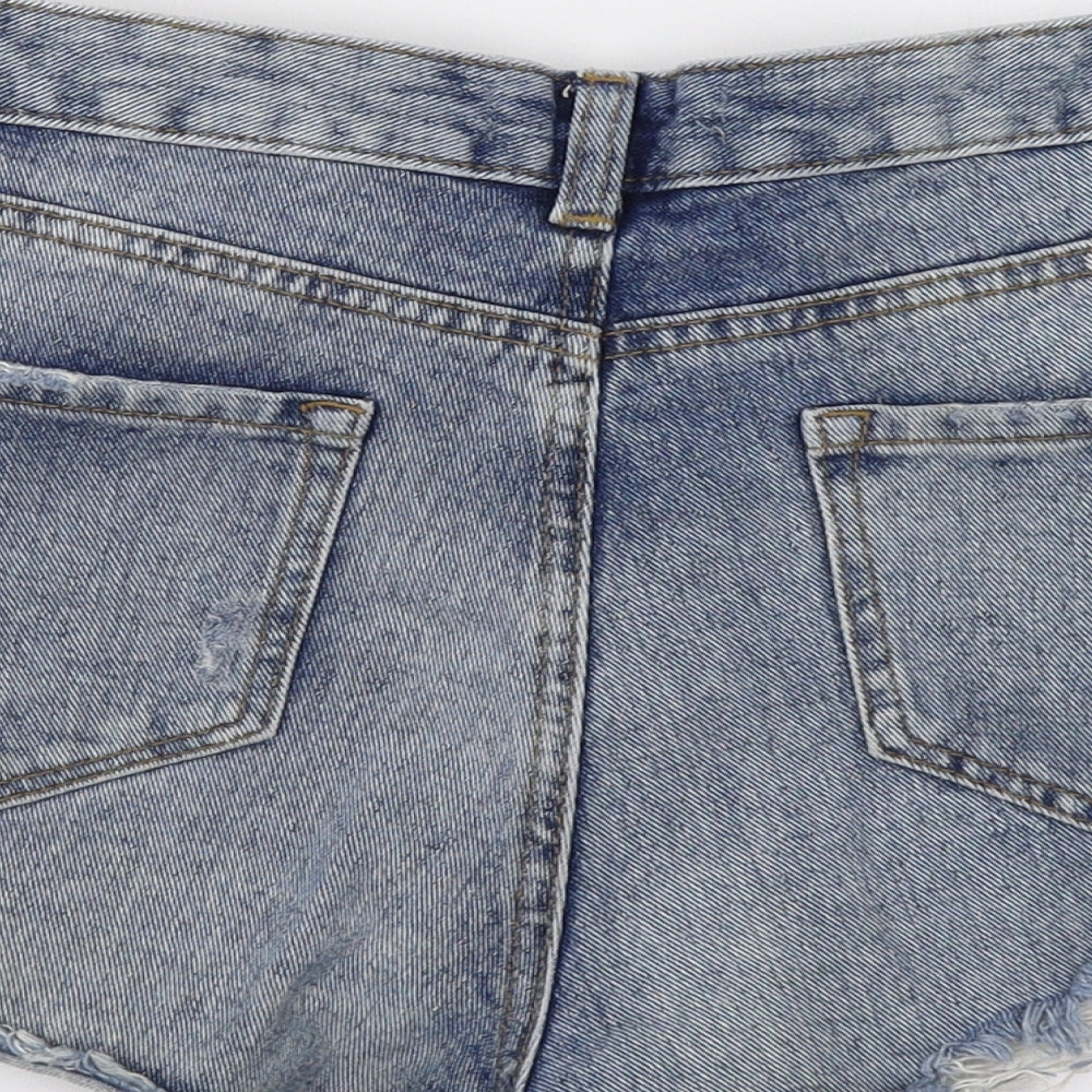Primark Womens Blue   Hot Pants Shorts Size 10